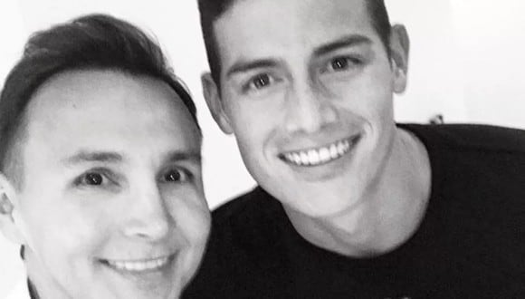 James Rodríguez era un gran amigo de Mauricio Leal. Siempre se les veía en reuniones sociales. (Foto: Instagram)