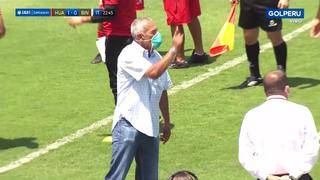 La fuerte discusión entre Wilmar Valencia y el presidente de Binacional en el Gallardo [VIDEO]