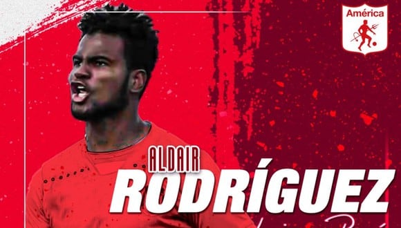 Aldair Rodríguez tendrá su primera experiencia en el extranjero. (Foto: América de Cali)