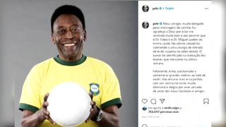 Brasil: Pelé es operado de un tumor en el colón y asegura que está “Muy bien”