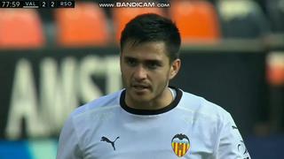 “La con#$@ de tu madre”: Maxi Gómez se vuelve loco, insulta al árbitro y es expulsado [VIDEO]