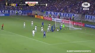 ¡Apareció el goleador! Sassa abrió el marcador ante Boca Juniors en el primer balón que tocó [VIDEO]