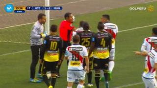 Polémica en el UTC ante Deportivo Municipal por gol anulado a ediles (VIDEO)