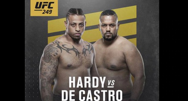 Greg Hardy vs Yorgan De Castro - Cartelera estelar. (Foto: UFC)