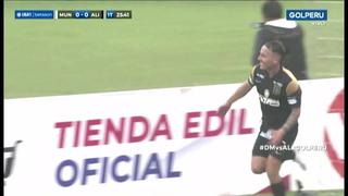Gol con el pecho: Pablo Lavandeira anotó el 1-0 de Alianza Lima vs. Deportivo Municipal 