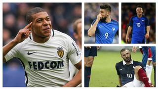 Y solo tiene 18 años: los siete delanteros top de Francia que Mbappé está llamado a superar