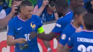 ¡Terminó la ‘maldición’! Mbappé marcó su primer gol en una Eurocopa tras 535 minutos