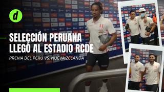 Selección peruana: así llegaron los jugadores al estadio RCDE de Barcelona