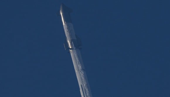 La nave Starship fue elaborada por la empresa SpaceX en Estados Unidos (Foto: AFP)