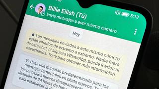 WhatsApp: cómo activar el modo “chateando conmigo”