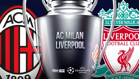AC Milan vs Liverpool EN VIVO ONLINE: se enfrentan por el Grupo B de la Champions League. (Depor)