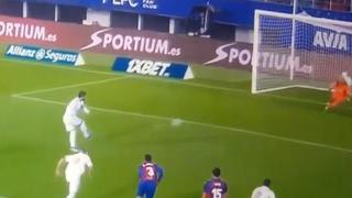 Pena máxima: Ramos, de penal, puso 2-0 del Real Madrid al Eibar por LaLiga 2019 [VIDEO]