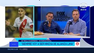 Paolo Guerrero: “Soy hincha acérrimo de Alianza Lima” [VIDEO]