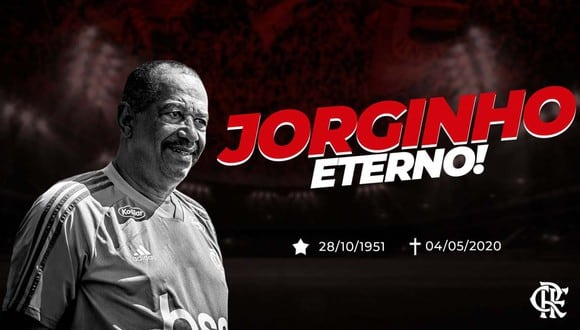 Muere por coronavirus Jorginho, masajista del Flamengo desde hace 40 años. (Foto: @Flamengo)