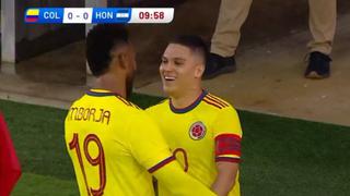 La clase de ‘Juanfer’: Quintero marcó el 1-0 de Colombia vs. Honduras [VIDEO]