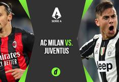 Juventus vs. Milan EN VIVO vía Star Plus: juegan HOY por el derbi de la Serie A de Italia