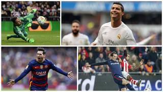 Cristiano, Messi y el once ideal de la temporada 2015/16 de Liga BBVA