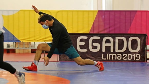 Luchador peruano entrena en la VIDENA de cara a sus primeros Juegos Olímpicos. (Foto: Legado Lima 2019)