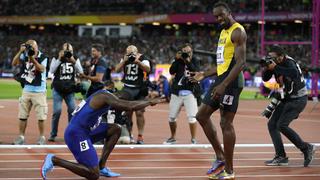 La reverencia de Gatlin y los mejores momentos de la última carrera de Bolt en 100 metros [FOTOS]