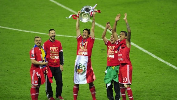 Bayern Múnich dejó su saludo por el aniversario de independencia del Perú. (Foto: AFP)