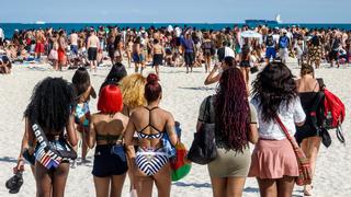 #QuédateEnCasa: playas de Miami lucieron llenas a pesar de las 7 muertes por coronavirus en el estado