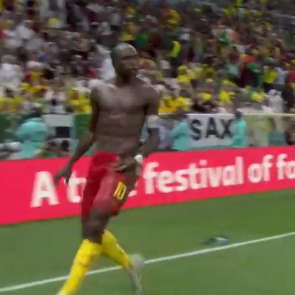 Gol de Aboubakar anotó el 1-0 en el Camerún vs. Brasil, pero vio la roja por quitarse la camiseta | VIDEO | RMMD | | DEPOR