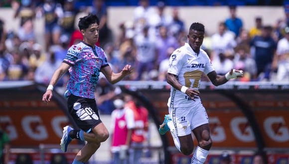 Pumas derrotó 2-0 a Pachuca por la jornada 17 del Clausura de la Liga MX 2022. (Foto: EFE)