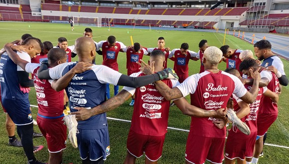 Selección de Panamá realizó primer entrenamiento para el amistoso con Perú. (Foto: Fepafut)