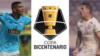Con Universitario de Deportes y Sporting Cristal: así se jugarán los octavos de final de la Copa Bicentenario