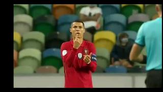 “¿Ni un minuto?": Cristiano Ronaldo reclamó tiempo añadido para la primera mitad del Portugal-España [VIDEO]