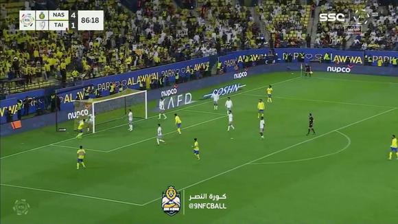 Gol de Cristiano Ronaldo para el 5-1 del Al Nassr vs. Al Taee. (Vídeo: SSC)