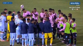 Para el aplauso: el gran gesto de los jugadores de Sport Boys y Real Garcilaso antes del inicio del partido [VIDEO]