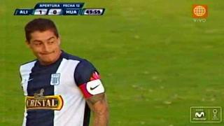 Walter Ibáñez y el palo que le negó el segundo gol de Alianza Lima