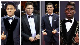 Balón de Oro: Cristiano, Messi, Neymar y otros cracks se lucieron en su llegada