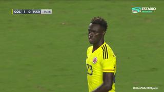 Ganó por arriba: Davinson Sánchez marcó de cabeza el 1-0 de Colombia vs. Paraguay [VIDEO]