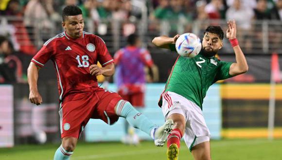 El error arbitral que pasó desapercibido en el México vs. Colombia. (Foto: AFP)