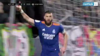 Sobre el final: Karim Benzema anotó el 1-0 del Real Madrid vs. Rayo Vallecano [VIDEO]