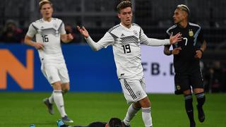 Sorpresa en el final: Alemania empató (2-2) con Argentina en el amistoso internacional FIFA