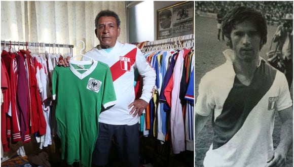 Héctor Chumpitaz cambió de camisetas con el alemán Gerd Muller. (Fotos: Jesús Saucedo / Agencias)