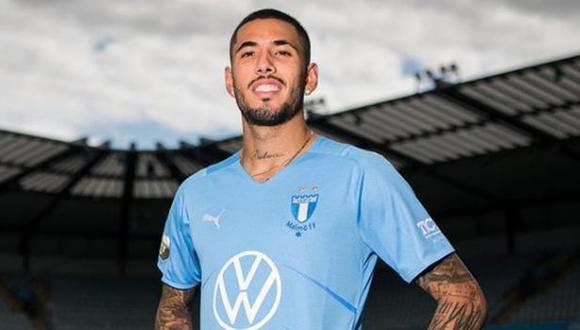 Sergio Peña volvió a jugar con Malmö tras casi un mes de para por lesión. (Foto: Instagram de Sergio Peña)
