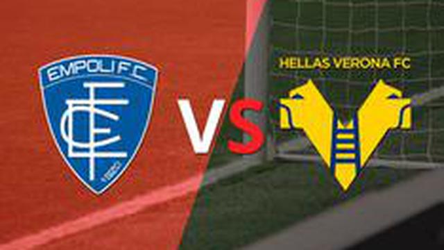 Termina el primer tiempo con una victoria para Empoli vs Hellas Verona por 1-0