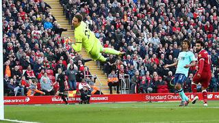 'Sombrero' de cabeza: el genial gol improvisado de Mohamed Salah ante Bournemouth