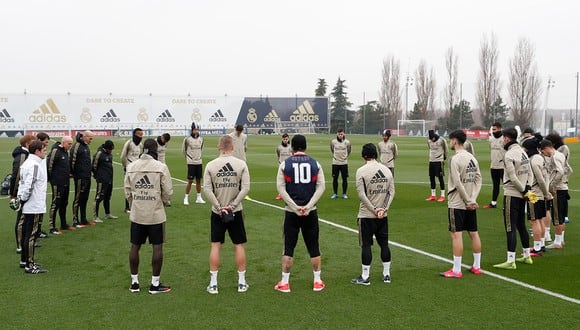 Kobe Bryant y el minuto de silencio del Real Madrid tras su fallecimiento. (Real Madrid)