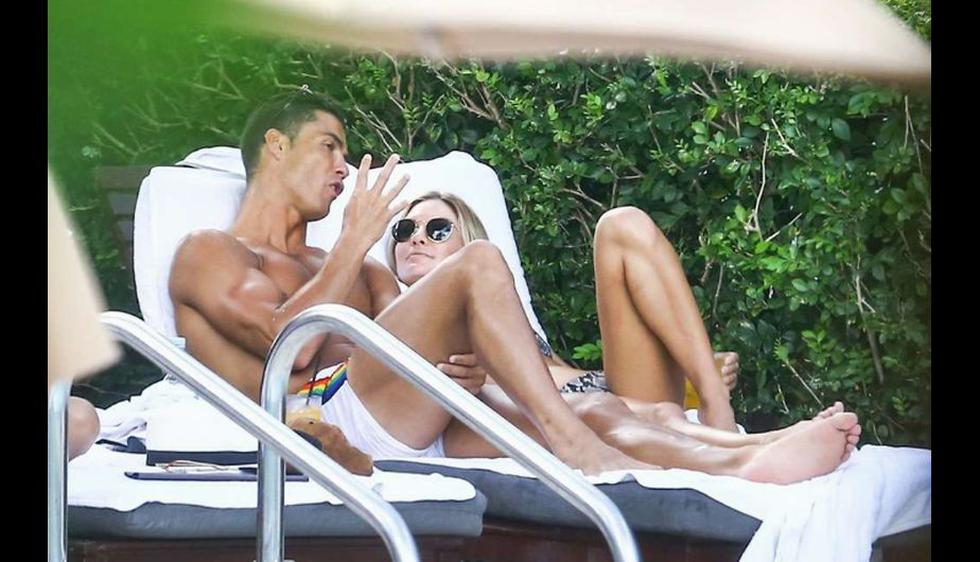 Cristiano Ronaldo pasa sus vacaciones con la reina del fitness en Miami. (Foto: TMZ)