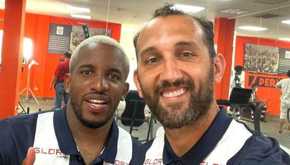Hernán Barcos y Jefferson Farfán compartieron vestuario en Alianza Lima durante dos temporada. (Foto: Instagram)