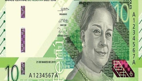 El billete con la imagen de Chabuca rinde homenaje a personajes importantes de las ciencias, artes y letras en nuestro país. (Foto: BCR)