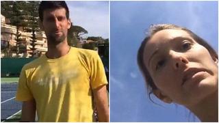 Novak Djokovic grabó por error discusión con su esposa mientras hacía un Facebook Live (VIDEO)