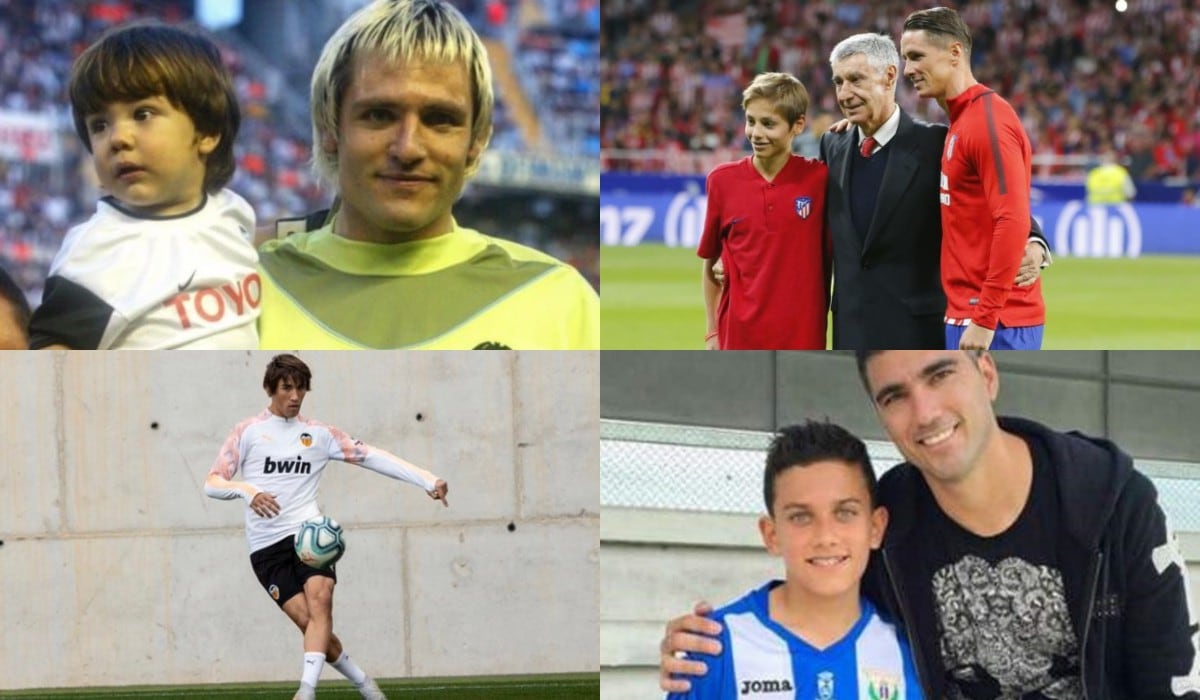 El futuro es hoy: 13 hijos de exfutbolistas españoles que hoy brillan en las canteras [FOTOS]