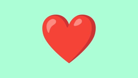 ¿Sabes realmente qué significa el corazón rojo en WhatsApp? Quizá has estado equivocado. (Foto: Emojipedia)