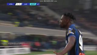 Sigue intratable: Duván Zapata puso el 1-1 en el Atalanta vs. Lazio por la Serie A [VIDEO]